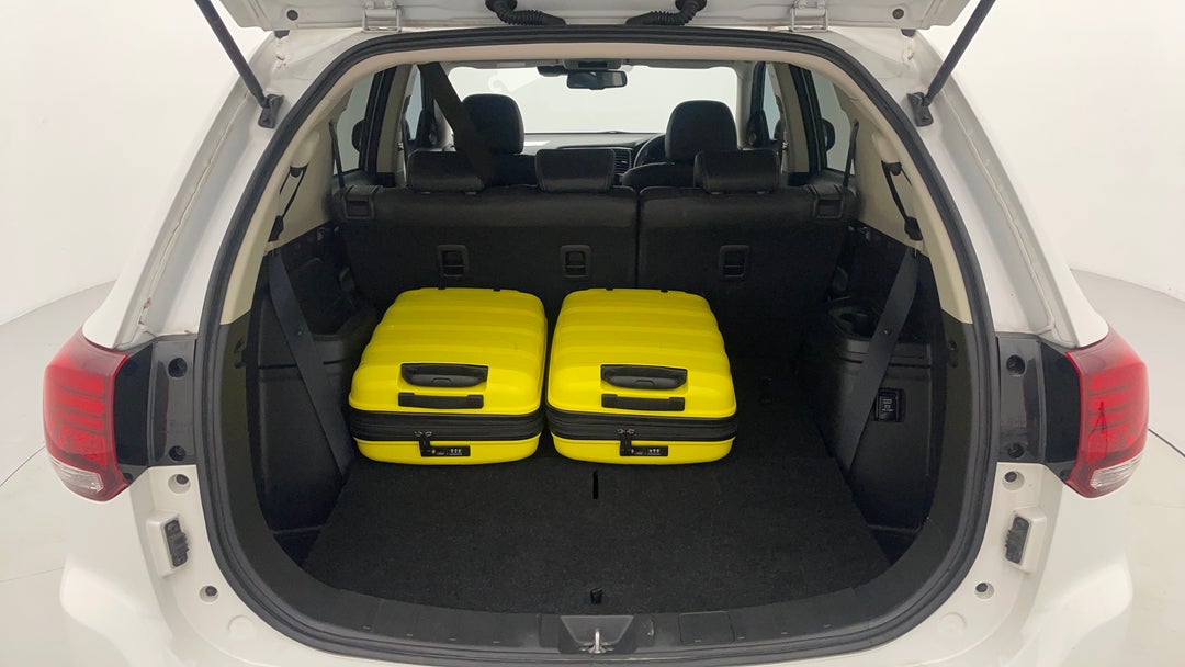 Boot Inside View with Luggage