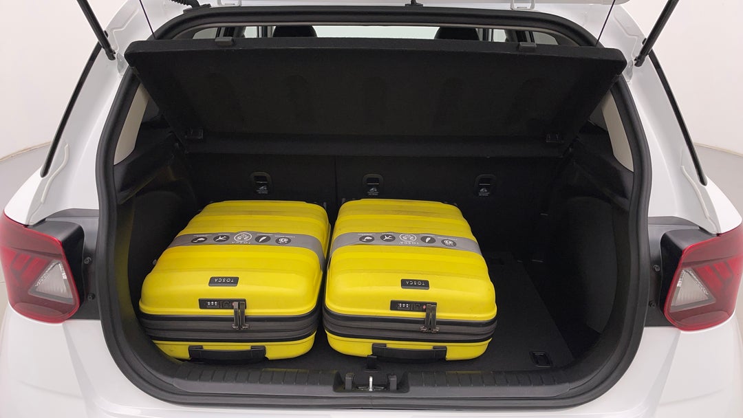 Boot Inside View with Luggage