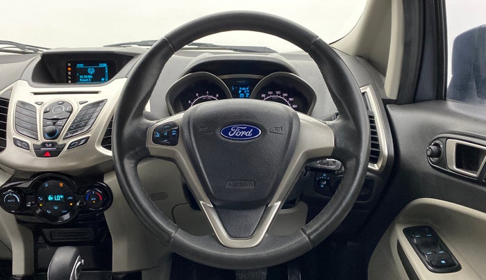 2015 Ford Ecosport TITANIUM 1.5L PETROL AT, Petrol, Automatic, 50,279 km, Steering Wheel Close Up
