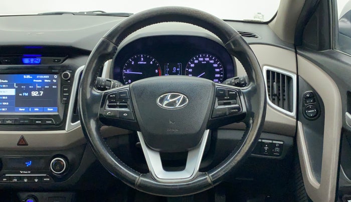 2018 Hyundai Creta SX AT 1.6 DIESEL, Diesel, Automatic, 91,017 km, Steering Wheel Close Up