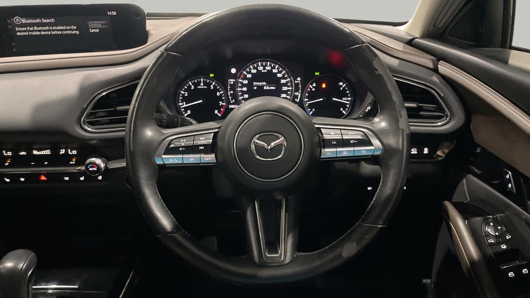 2022 Mazda CX-30 G20 Astina (FWD), Automatic, 35000 km, Steering Wheel Close-up