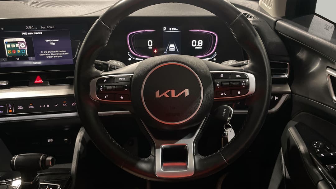 2022 Kia Sportage Sx (AWD), Automatic, 107350 km, Steering Wheel Close-up