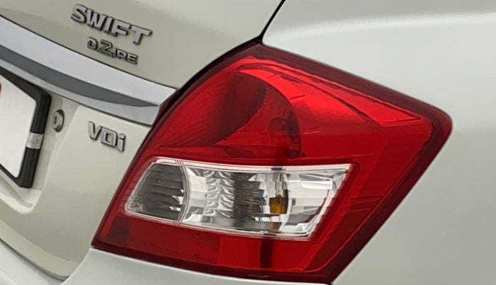 2012 Maruti Swift Dzire VDI, Diesel, Manual, 1,23,814 km, Right tail light - Minor scratches