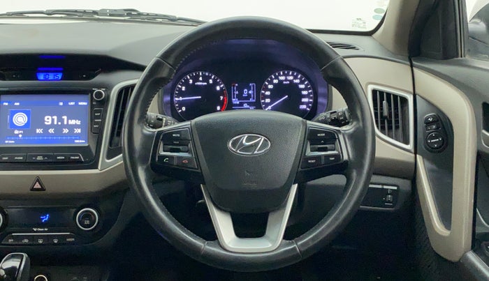 2017 Hyundai Creta SX PLUS AT 1.6 PETROL, Petrol, Automatic, 95,325 km, Steering Wheel Close Up