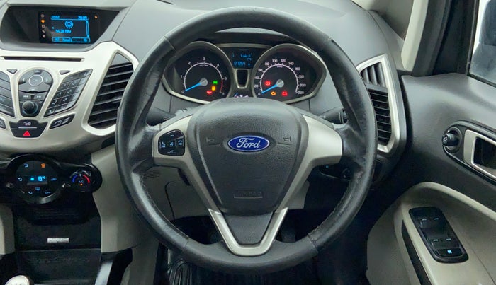 2014 Ford Ecosport 1.5TITANIUM TDCI, Diesel, Manual, 1,27,570 km, Steering Wheel Close-up