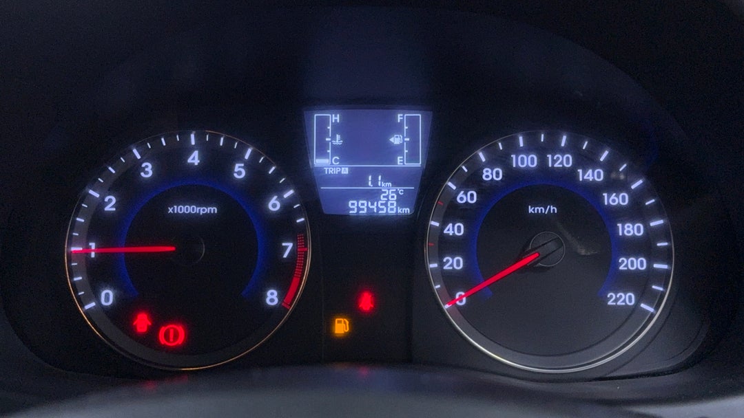 2016 Hyundai Accent Active, Manual, 99458 km, Odometer View