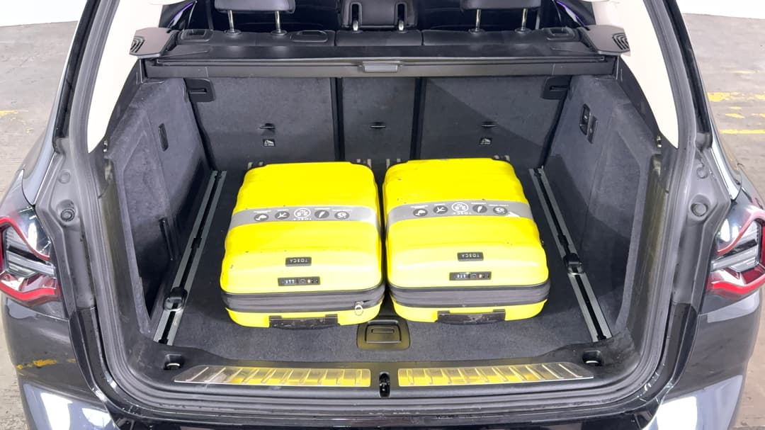 Boot Inside View with Luggage
