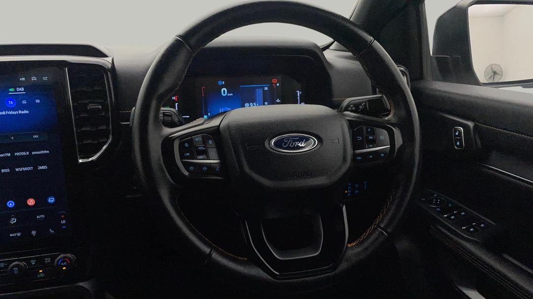 2023 Ford Ranger Wildtrak 3.0 (4x4), Automatic, 35843 km, Steering Wheel Close-up
