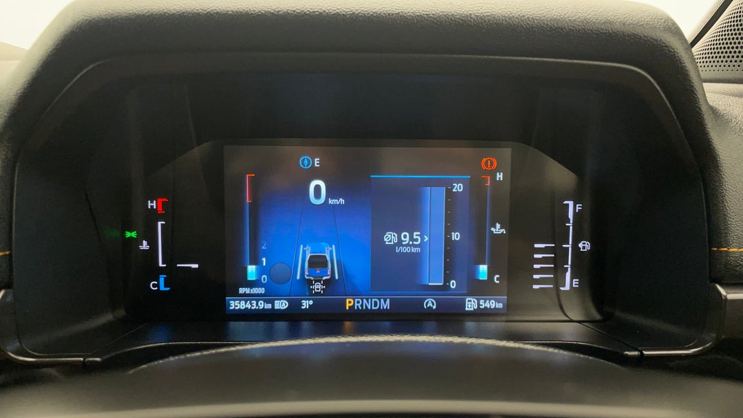 2023 Ford Ranger Wildtrak 3.0 (4x4), Automatic, 35843 km, Odometer View