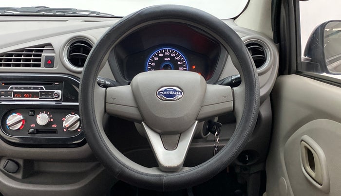 2016 Datsun Redi Go T (O), Petrol, Manual, 23,484 km, Steering Wheel Close Up