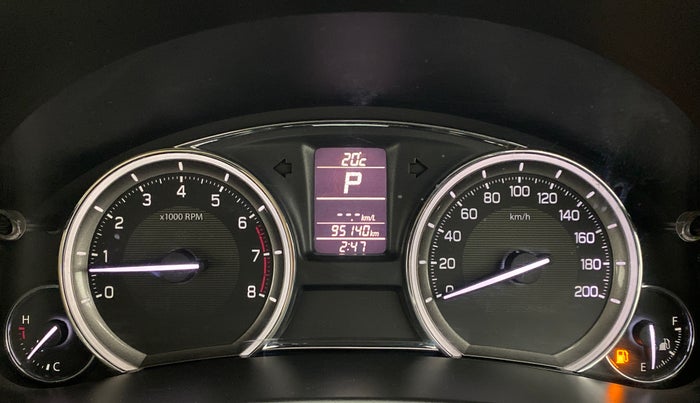 2016 Maruti Ciaz ZXI AT, Petrol, Automatic, 95,191 km, Odometer Image
