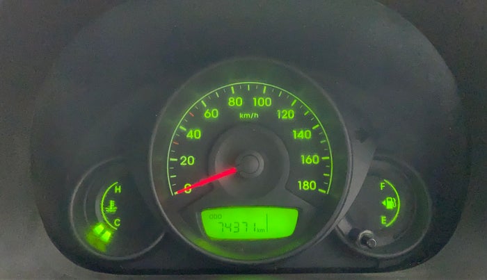 2017 Hyundai Eon ERA +, Petrol, Manual, 74,366 km, Odometer Image
