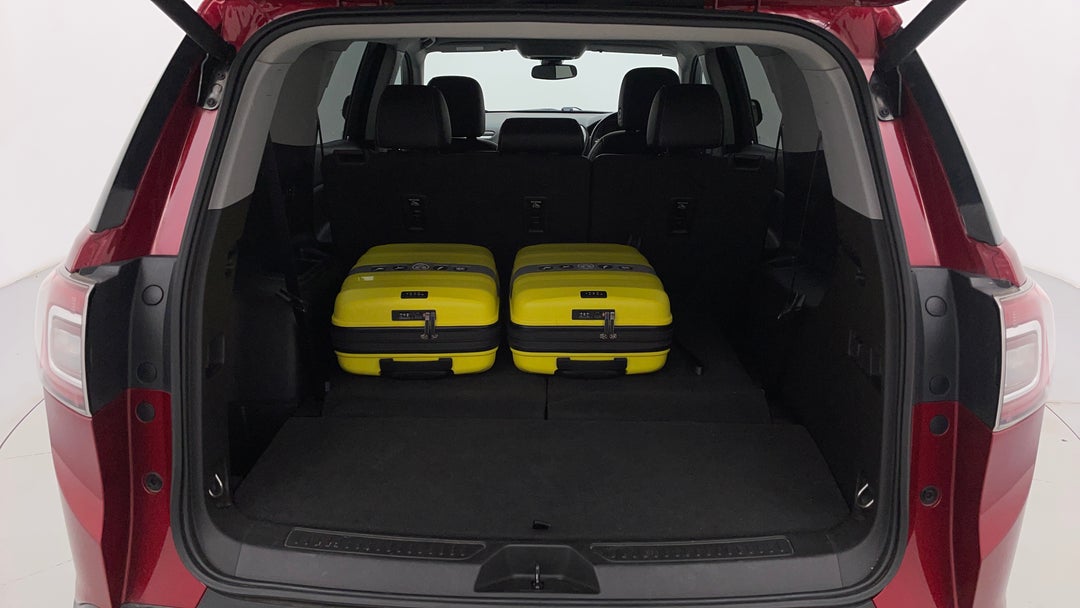 Boot Inside View with Luggage