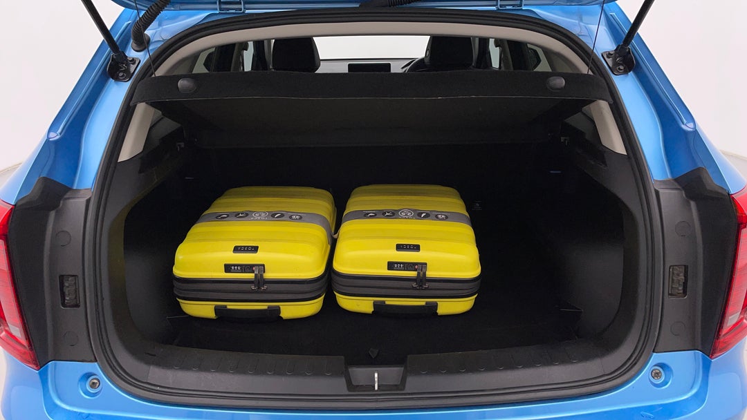 Boot Inside View with Luggage