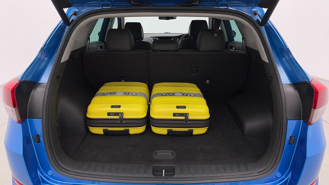 Boot Inside View with Luggage