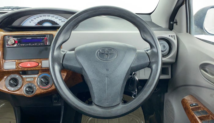 2011 Toyota Etios Liva G, Petrol, Manual, 49,880 km, Steering Wheel Close Up