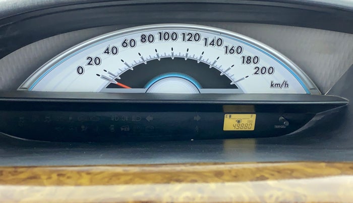 2011 Toyota Etios Liva G, Petrol, Manual, 49,880 km, Odometer Image