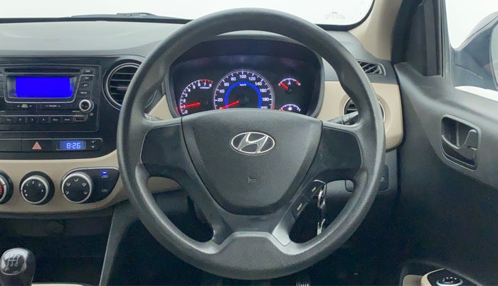 2015 Hyundai Grand i10 MAGNA 1.2 KAPPA VTVT, Petrol, Manual, 80,625 km, Steering Wheel Close Up
