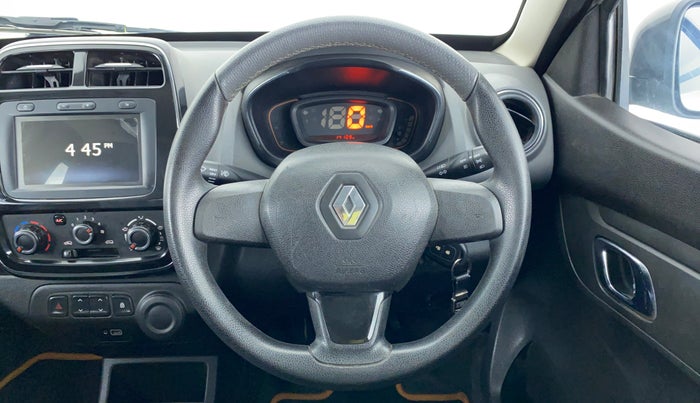 2019 Renault Kwid 1.0 RXT Opt, Petrol, Manual, 14,246 km, Steering Wheel Close Up
