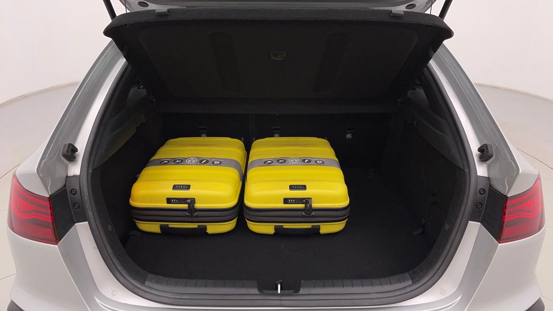 Boot Inside View with Luggage