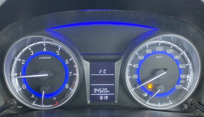 2018 Maruti Baleno DELTA PETROL 1.2, Petrol, Manual, 94,635 km, Odometer Image