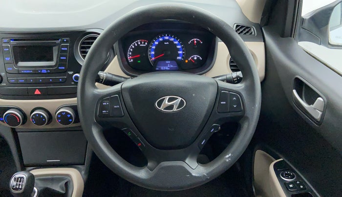 2014 Hyundai Xcent S 1.2, Petrol, Manual, Steering Wheel Close Up