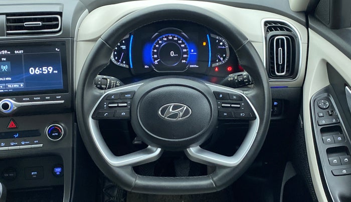 2020 Hyundai Creta 1.5 SX (O), Diesel, Manual, 21,065 km, Steering Wheel Close Up