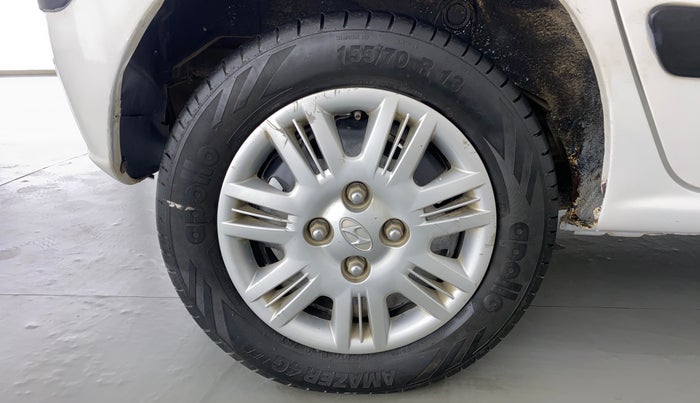 2013 Hyundai Santro Xing GLS, CNG, Manual, 82,213 km, Right Rear Wheel