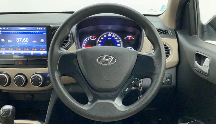 2017 Hyundai Grand i10 MAGNA 1.2 KAPPA VTVT, CNG, Manual, 53,583 km, Steering Wheel Close Up