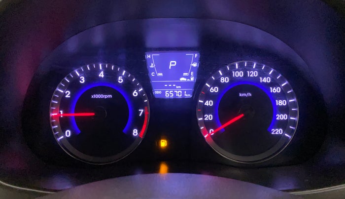 2016 Hyundai Verna 1.6 VTVT SX AT, Petrol, Automatic, 65,882 km, Odometer Image