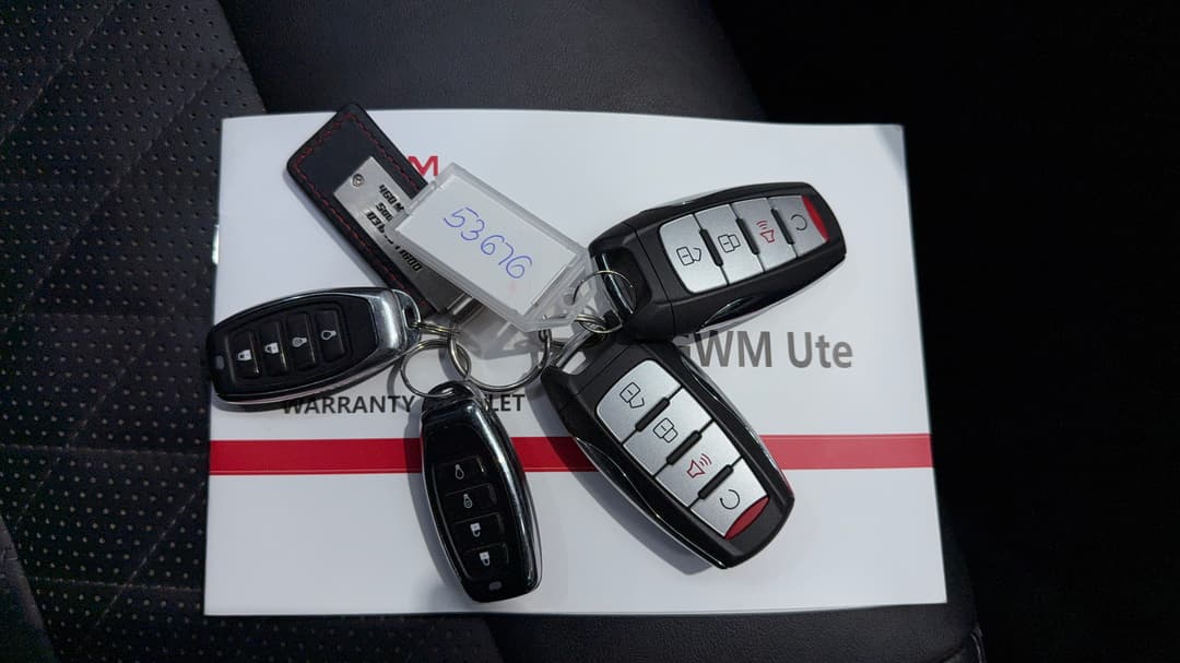 2022 GWM Ute Cannon-X (4x4), Automatic, 63056 km, Key Close-up