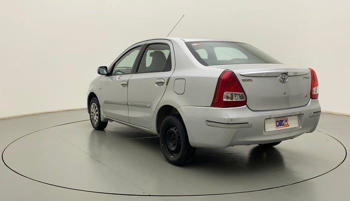 2011 Toyota Etios G, Petrol, Manual, 72,036 km, Left Back Diagonal