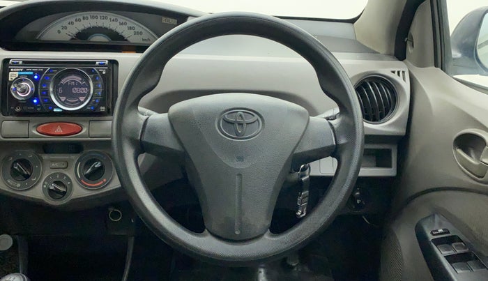 2011 Toyota Etios G, Petrol, Manual, 72,036 km, Steering Wheel Close Up