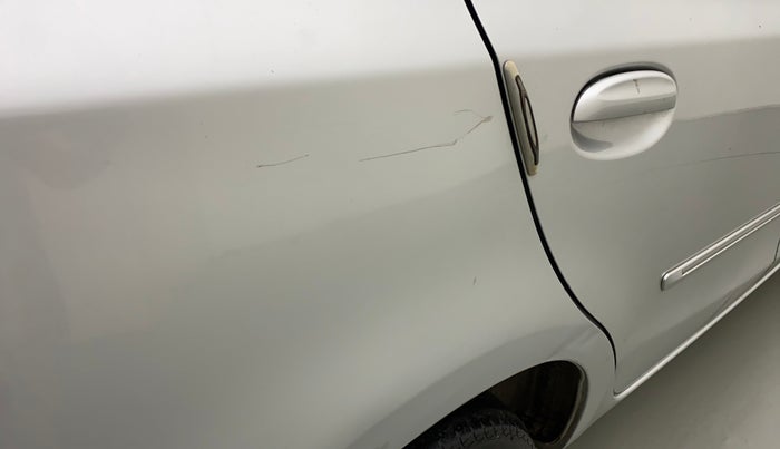 2011 Toyota Etios G, Petrol, Manual, 72,036 km, Right quarter panel - Minor scratches