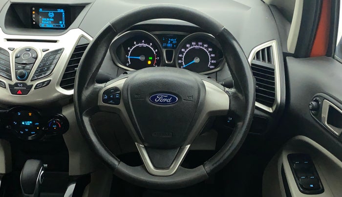 2014 Ford Ecosport TITANIUM 1.5L PETROL AT, Petrol, Automatic, 71,705 km, Steering Wheel Close Up