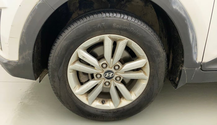 2016 Hyundai Creta E PLUS 1.6 PETROL, Petrol, Manual, 57,274 km, Left Front Wheel