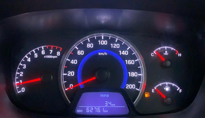 2015 Hyundai Grand i10 MAGNA 1.2 VTVT, Petrol, Manual, 62,821 km, Odometer Image