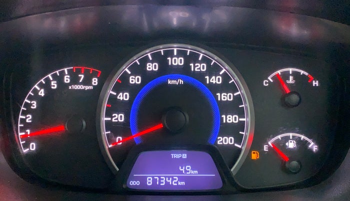 2016 Hyundai Grand i10 ASTA 1.2 (O) VTVT, Petrol, Manual, 87,384 km, Odometer Image