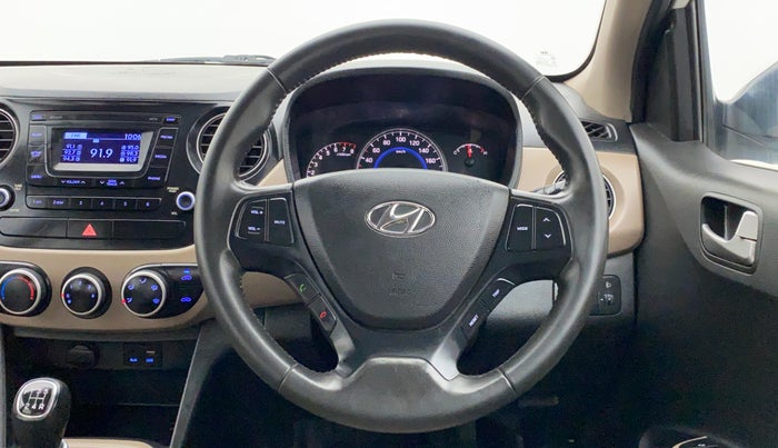 2016 Hyundai Grand i10 ASTA 1.2 (O) VTVT, Petrol, Manual, 87,384 km, Steering Wheel Close Up