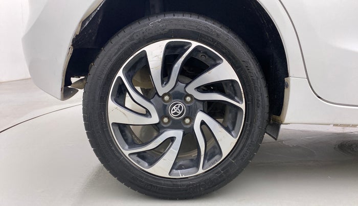 2019 Toyota Glanza V CVT, Petrol, Automatic, 39,014 km, Right Rear Wheel