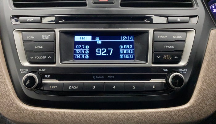 2015 Hyundai Elite i20 SPORTZ 1.2, Petrol, Manual, 56,584 km, Infotainment System