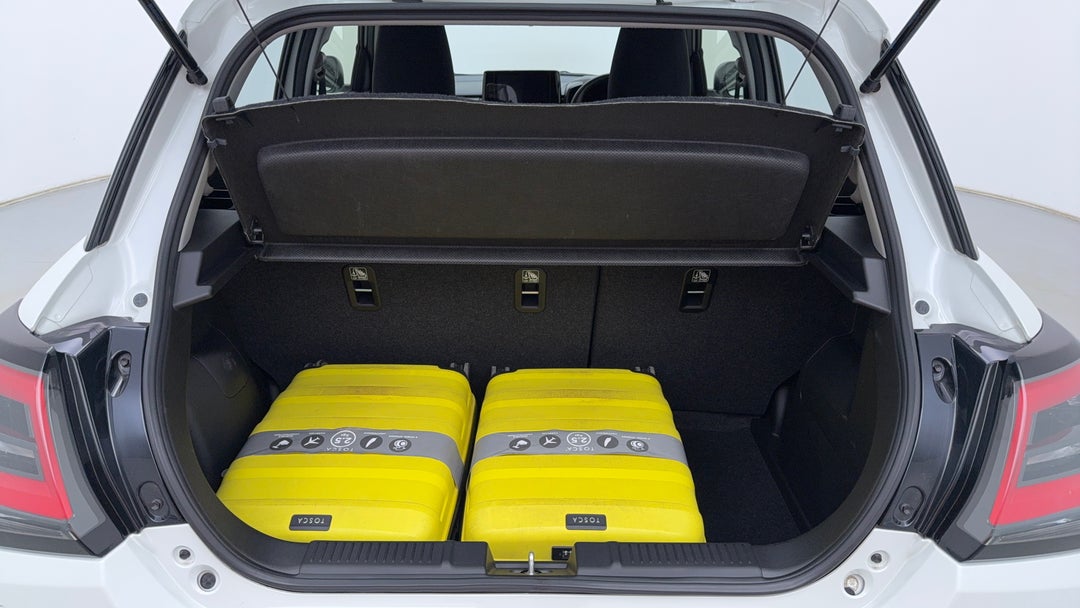 Boot Inside View with Luggage