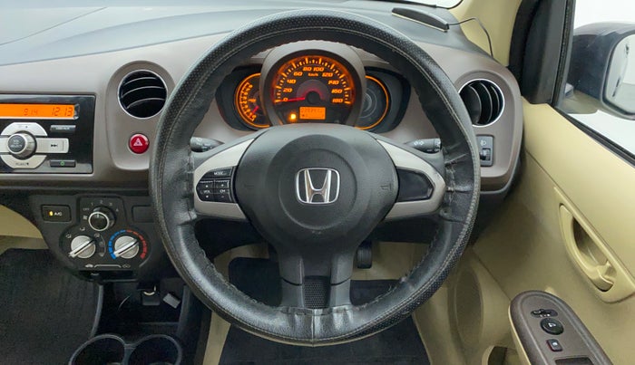 2013 Honda Amaze 1.2 SMT I VTEC, Petrol, Manual, 39,420 km, Steering Wheel Close Up