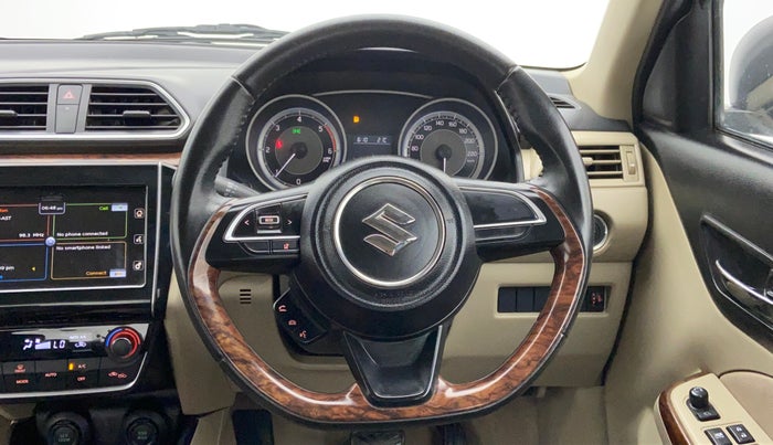 2017 Maruti Dzire ZDI Plus AMT, Diesel, Automatic, 70,226 km, Steering Wheel Close Up