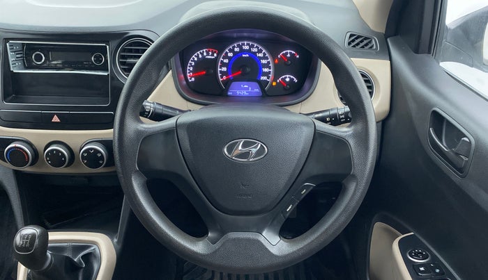 2017 Hyundai Grand i10 MAGNA 1.2 KAPPA VTVT, Petrol, Manual, 9,429 km, Steering Wheel Close Up