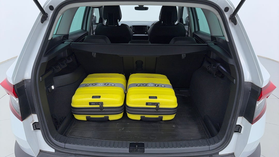 Boot Inside View with Luggage