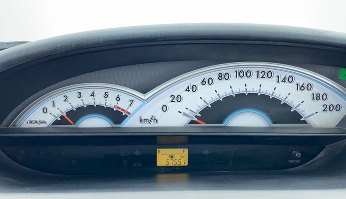 2011 Toyota Etios Liva V SP, Petrol, Manual, 57,603 km, Odometer Image