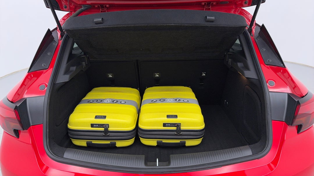 Boot Inside View with Luggage