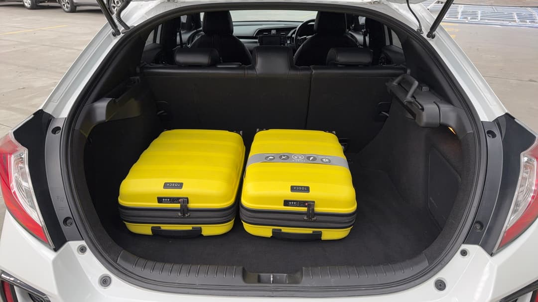 2020 Honda Civic Rs, Automatic, 109347 km, Boot Inside View with Luggage