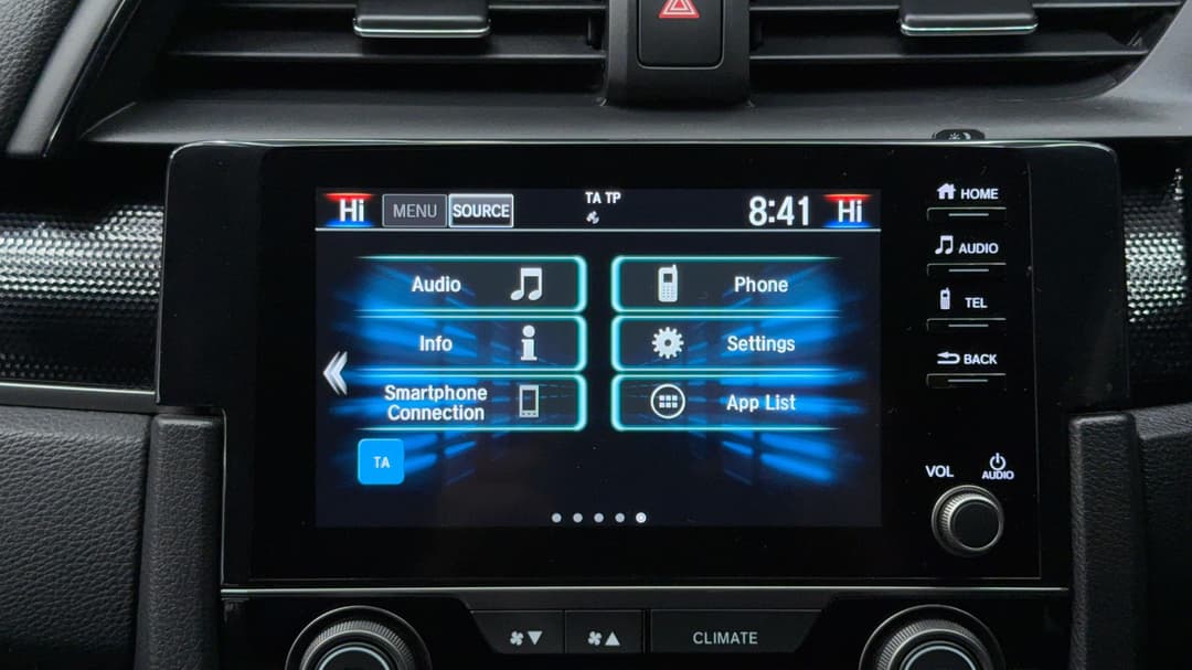 2020 Honda Civic Rs, Automatic, 109347 km, Infotainment System